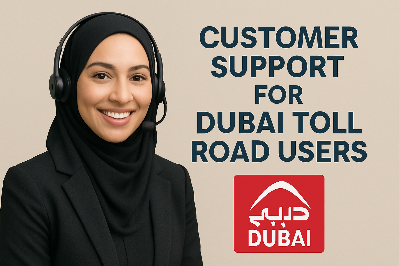 Customer support for Dubai toll road users